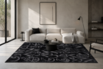 Calligraphy Black Carpet C(9) - Image 3