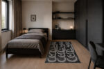 Calligraphy Black Carpet M(7) - Image 4