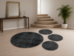 Circle Black Carpet M(125) - Image 3