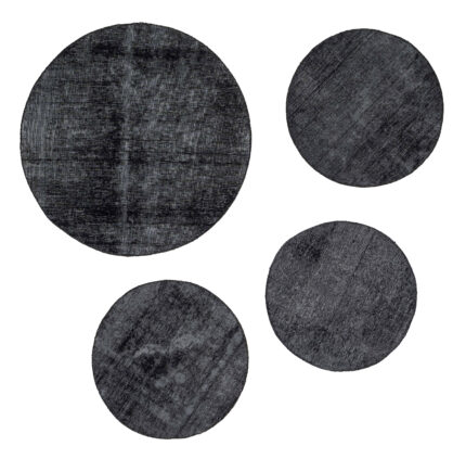 carpet Circle Black M(125)