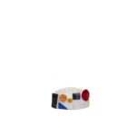 Handmade Ceramic Pet Dish Abstract Bauhaus(2)