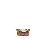 Handmade Ceramic Pet Dish Abstract Cannibal