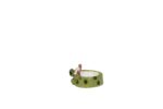 Handmade Ceramic Pet Dish Green Funny Genie - Image 2
