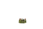 Handmade Ceramic Pet Dish Green Funny Genie