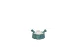 Handmade Ceramic Pet Dish Teal Blue Funny Genie - Image 3