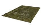 Mono color Olive Green Rug (186) - Image 4