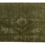 Mono color Olive Green Rug (186)