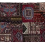 Patchwork rug P(343)
