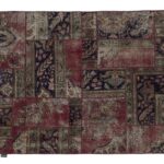 Patchwork rug P(355)