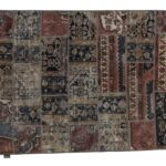 Patchwork rug P(357)