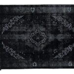 Mono Color Black Rug (437)