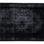 Mono Color Black Rug (485)