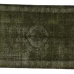 Mono color Green Rug (417)