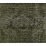 Mono color Green Rug (447)